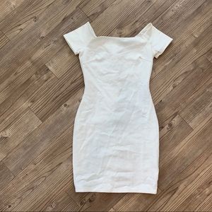 Lulu’s Cream mini Bodycon dress